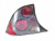 Ford Focus 2000-01 4 Dr Carbon Fiber Altezza Style Clear Tail Lights 