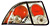 Honda Civic 2001-02 4 DR Altezza Style Tail Lamps 