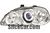 Honda Civic 96-98 Projector Lamp w/Rim 'Chrome/Blue 