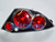 Mitsubishi Eclipse 2000-2002 Black Euro Tails With Chrome Ring