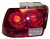 Ford Mustang 99-2002 Altezza Clear Tail lights (Jaguar Style Red)